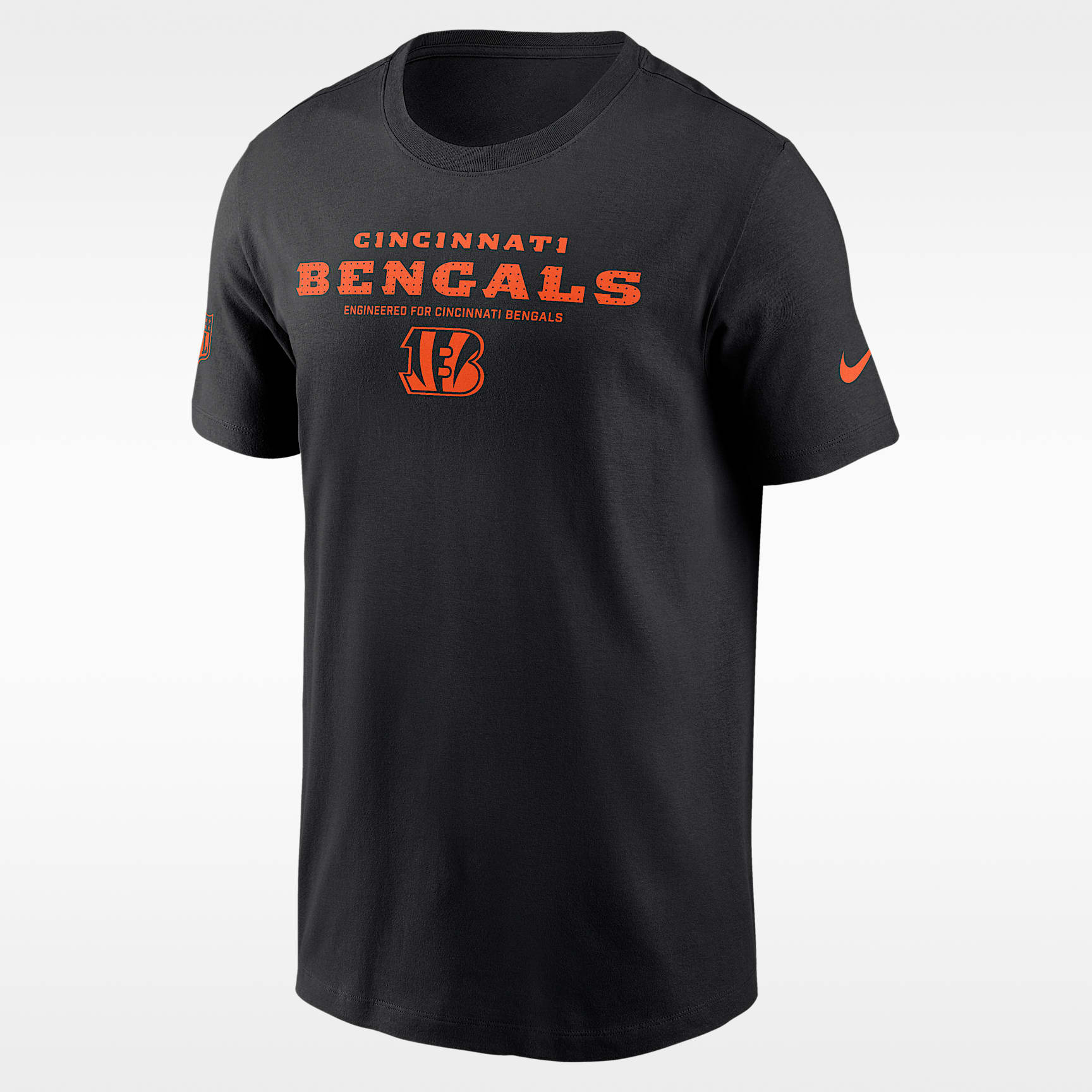 Cincinnati Bengals Sideline Team Issue Men's Nike Dri-FIT NFL T
